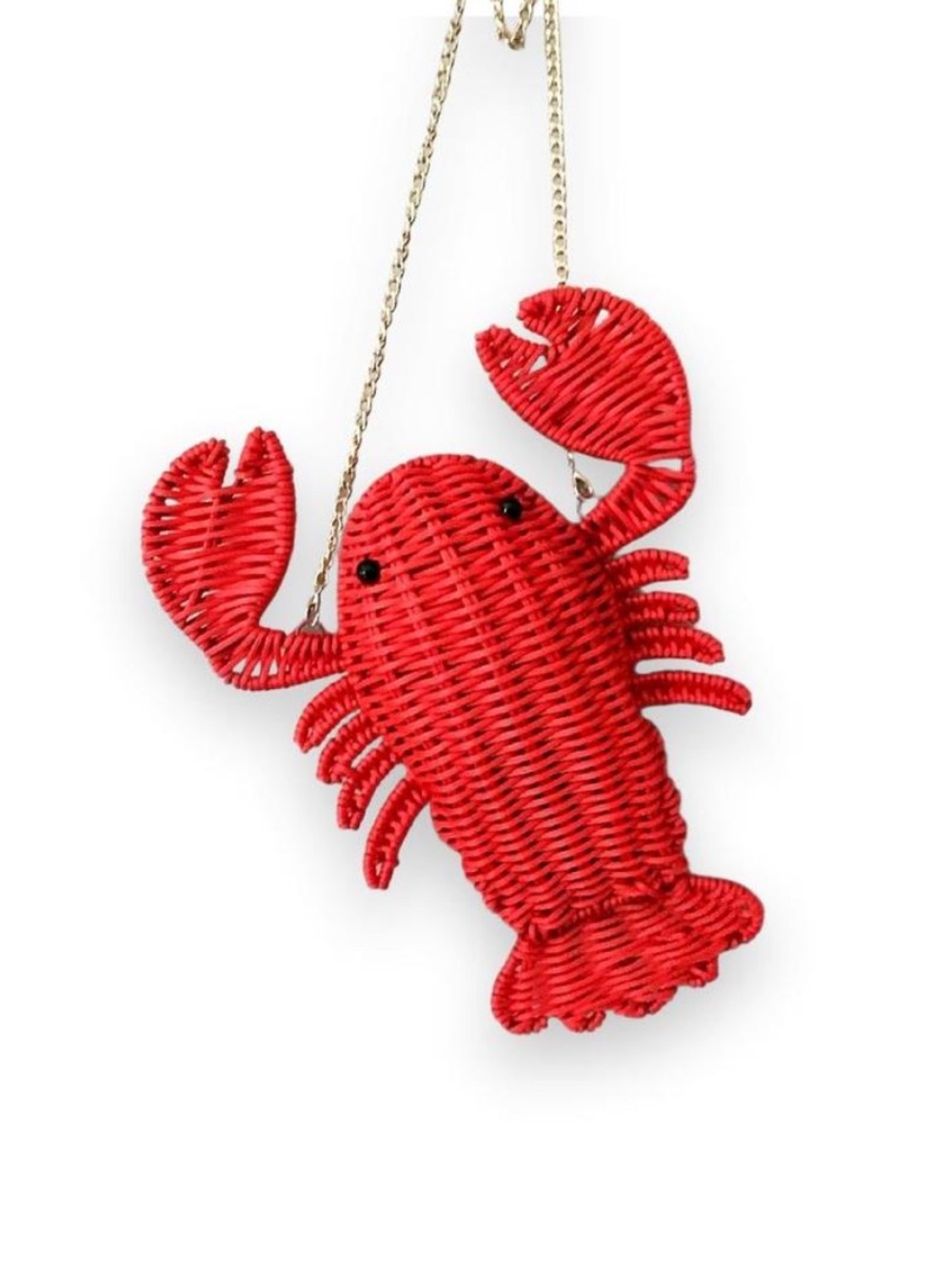 Tommy Bahama Wicker Red Lobster Crossbody Bag